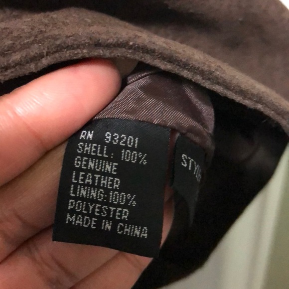 Genuine Brown Suede Jacket - Picture 3 of 3